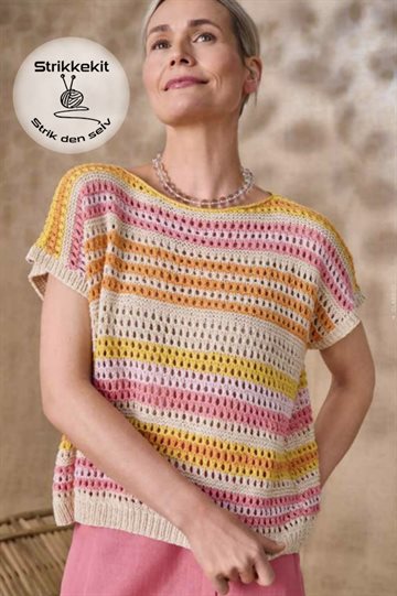 Strikkekit - Sommertop i Linarte